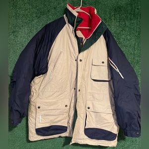 GANT puffer winter coat Size XL tan red blue OLYMPIC 3M TAKING OFFERS
